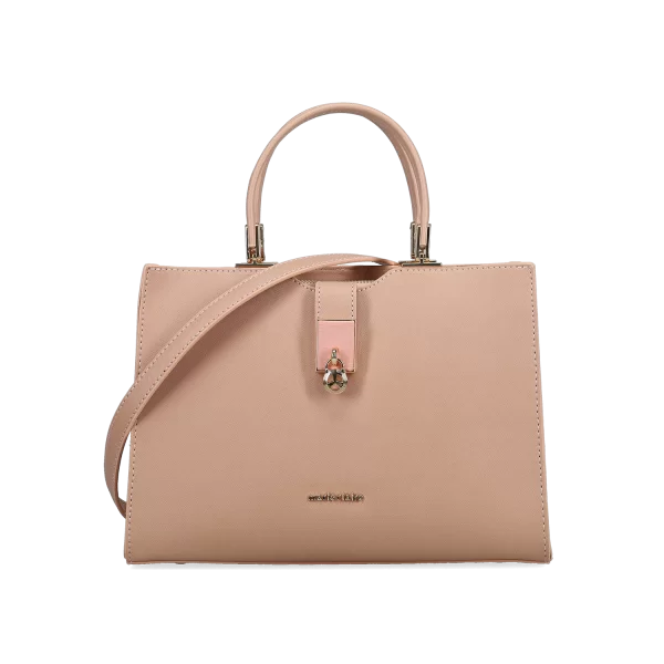 Μπεζ τσάντα χειρός