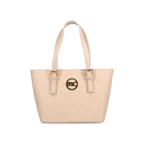 Μπεζ τσάντα ώμου