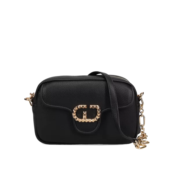 Μαύρη τσάντα ώμου χιαστί VENICE