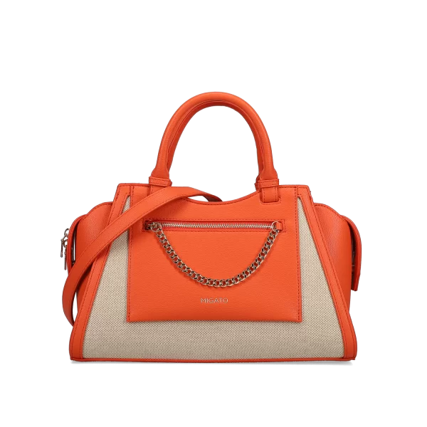 Migato Πορτοκαλί τσάντα χειρός