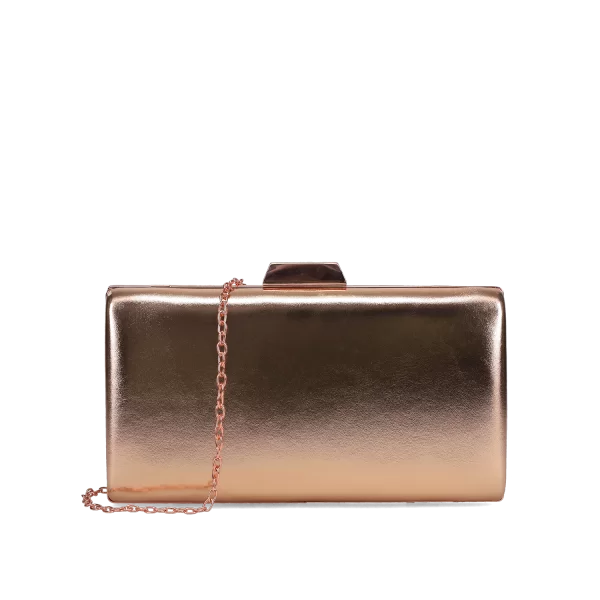 Ροζ χρυσό clutch τσαντάκι