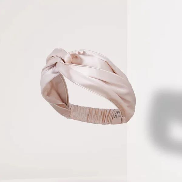 Εκρού μεταξωτή κορδελα μαλλιών