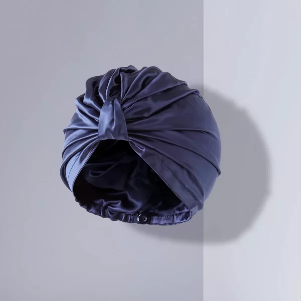 Μπλε μεταξωτό τουρμπανι