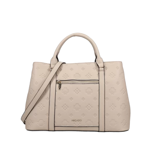 Μπεζ τσάντα χειρός