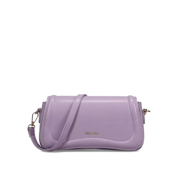 Migato Λιλά τσάντα ώμου