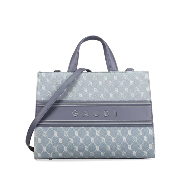 Μπλε denim τσάντα χειρός