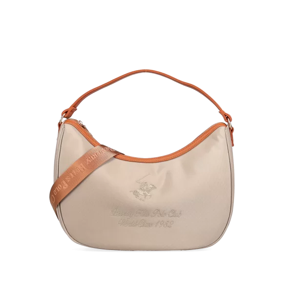 Μπεζ τσάντα ώμου