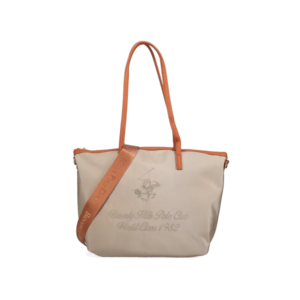 Μπεζ τσάντα ώμου