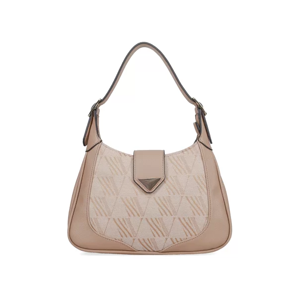 Μπεζ τσάντα ώμου