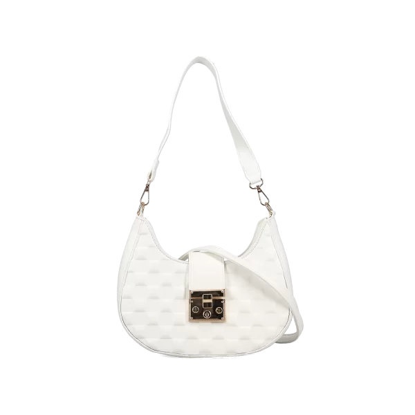 Λευκή τσάντα ώμου