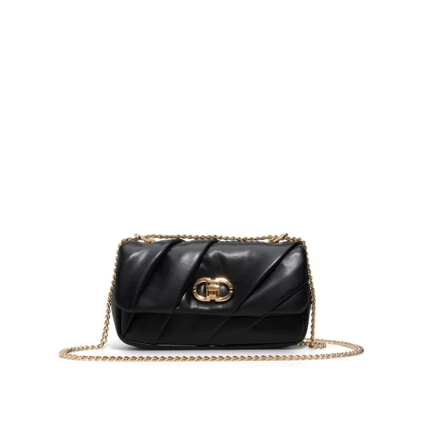 Μαύρη τσάντα ώμου ISALEA