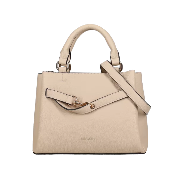 Μπεζ τσάντα χειρός