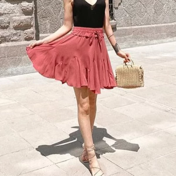 SOU Μίνι γυναικεία φούστα