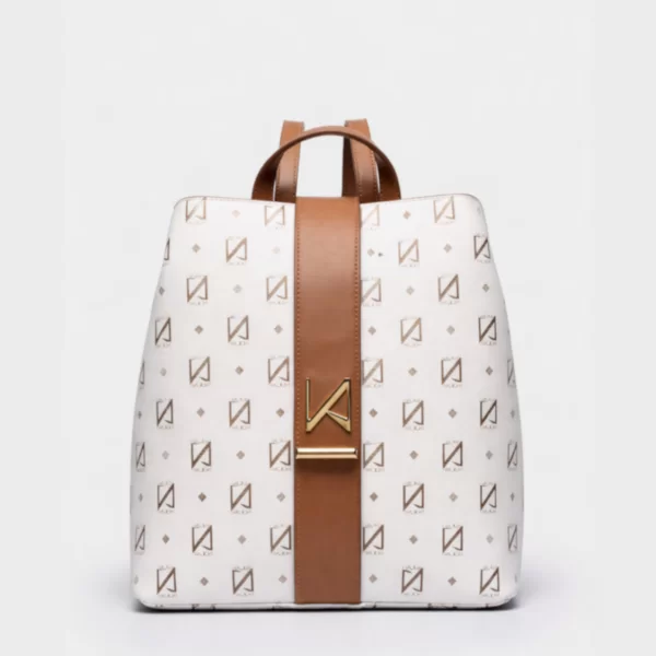 NOLAH ΓΥΝΑΙΚΕΙΑ ΤΣΑΝΤΑ HERON WHITE-BROWN