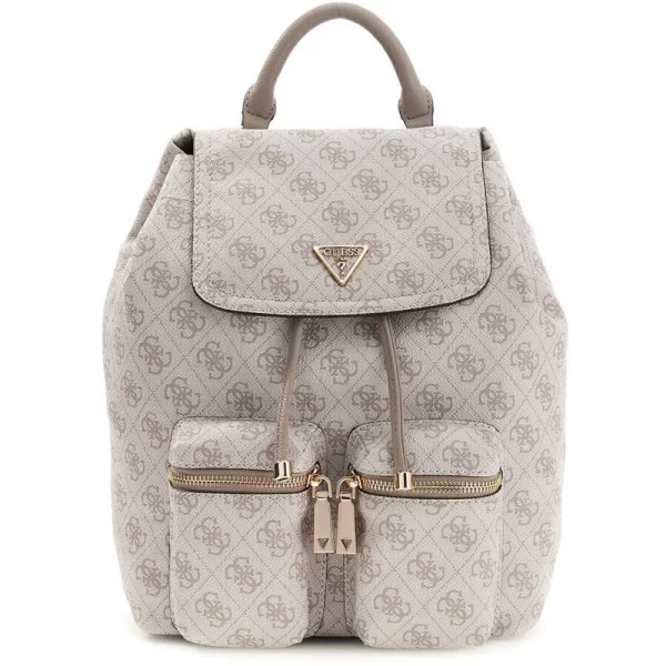 Guess GUESS MANHATTAN II FLAP BACKPACK ΤΣΑΝΤΑ ΓΥΝΑΙΚΕΙΟ HWSG7118310 DARK TAUPE