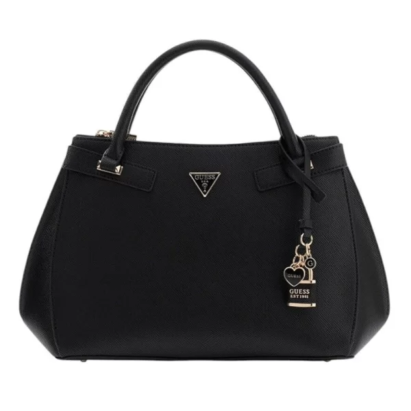 GUESS SERENOVA GIRLFRIEND SATCHEL ΤΣΑΝΤΑ ΓΥΝΑΙΚΕΙΟ HWZG8091060 BLACK