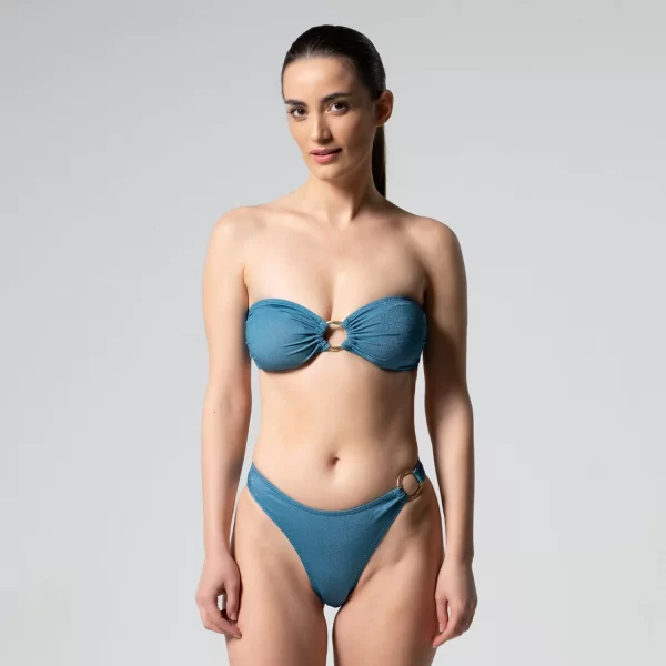 ZEBRAS & LIBRAS Isabella Shiny Azure