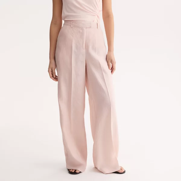 Φαρδύ παντελόνι από λινό