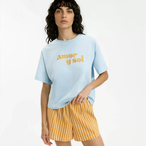 La Redoute Collections Πιτζάμα σορτς από ζέρσεϊ amor y sol