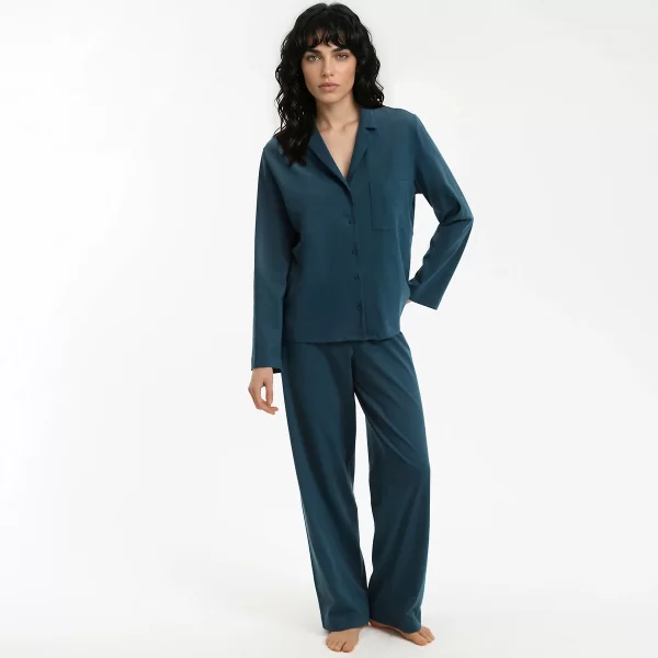 Πιτζάμα με μακριά μανίκια από βαμβακερό τζέρσεϊ