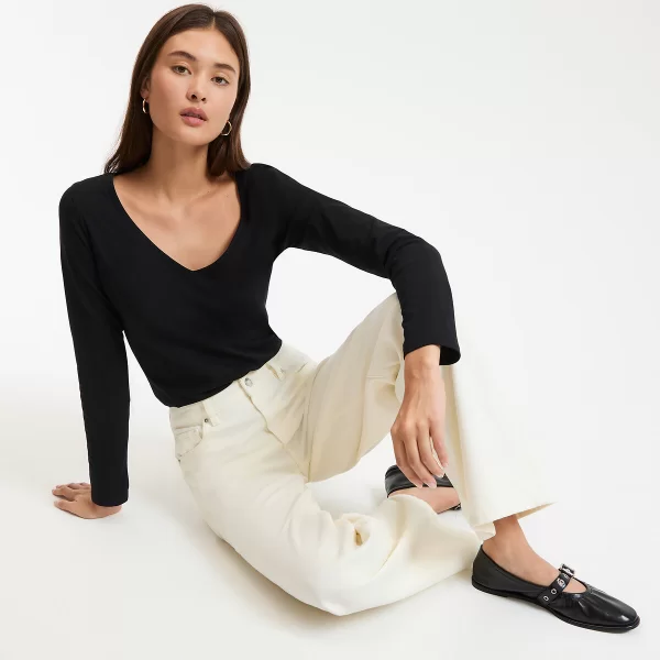 Μακρυμάνικο T-shirt από βιολογικό βαμβάκι