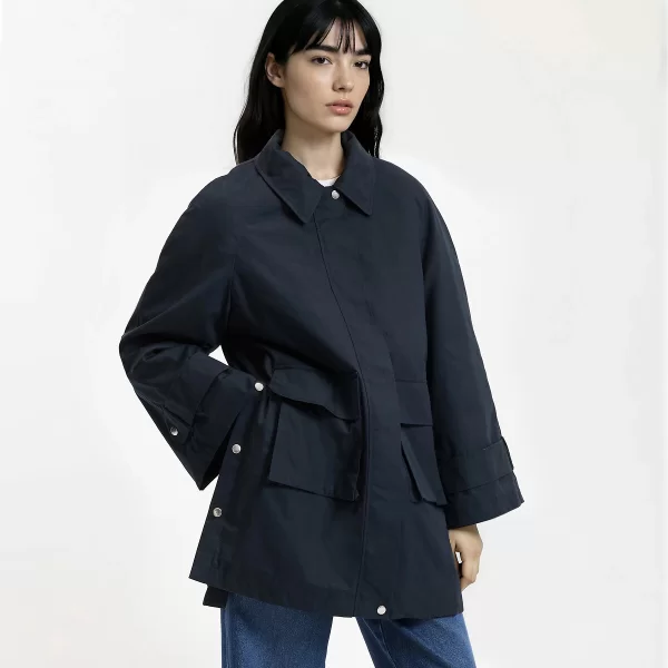 Μακρύ παρκά με φερμουάρ