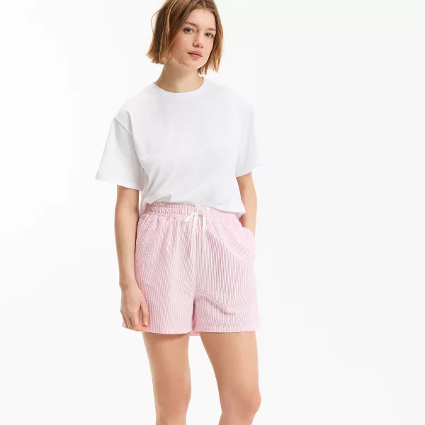 Πιτζάμα με σορτς από ποπλίνα