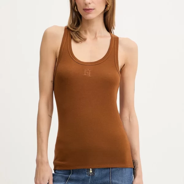 Top με προσθήκη μαλλιού Elisabetta Franchi