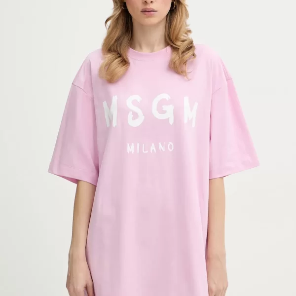 MSGM Βαμβακερό φόρεμα MSGM