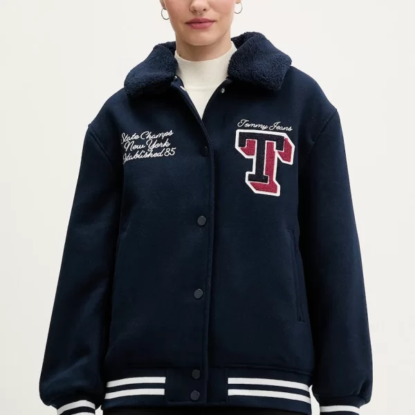 TOMMY JEANS Μπουφάν με προσθήκη μάλλινου υφάσματος Tommy Jeans