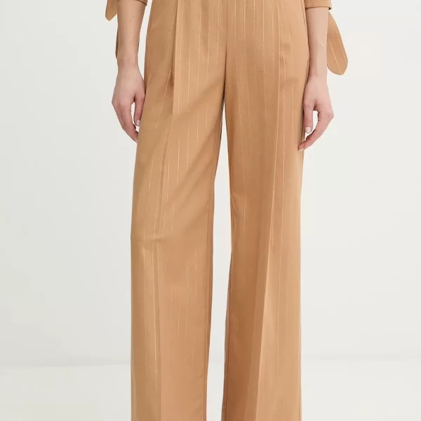 Παντελόνι με λινό μείγμα Twinset