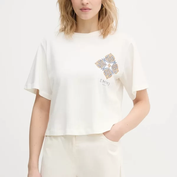 MARELLA Βαμβακερό μπλουζάκι Marella Emme by Marella