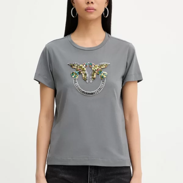 PINKO Βαμβακερό μπλουζάκι Pinko