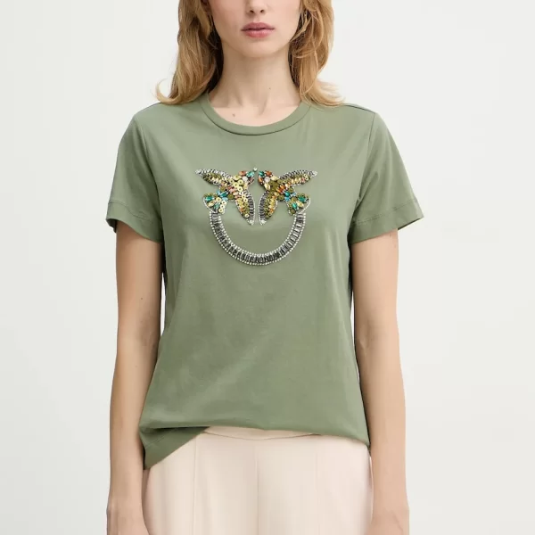 PINKO Βαμβακερό μπλουζάκι Pinko