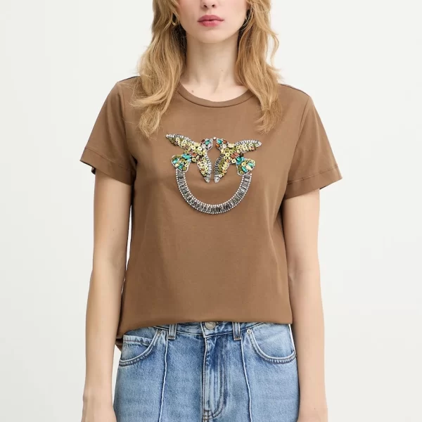 PINKO Βαμβακερό μπλουζάκι Pinko