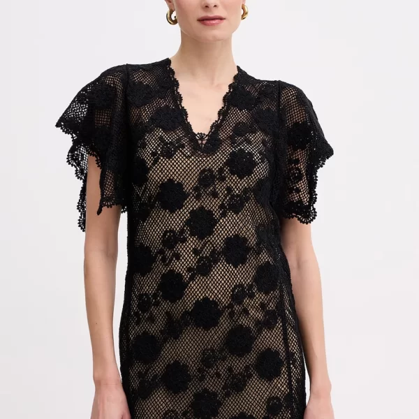 TWINSET Twinset φόρεμα βαμβακερό