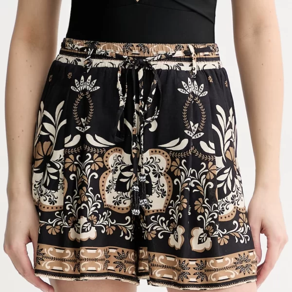 Twinset σορτς γυναικεία με λινό