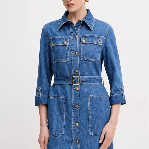 Luisa Spagnoli φόρεμα βαμβακερό Passetto