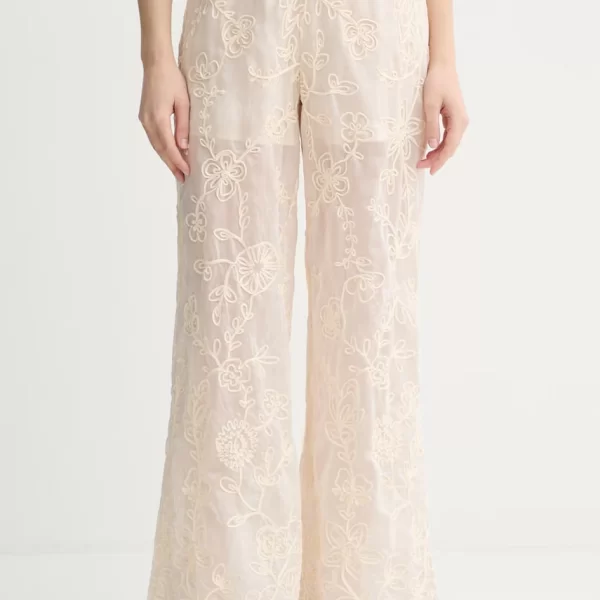 Twinset παντελόνι γυναικείο με lyocell