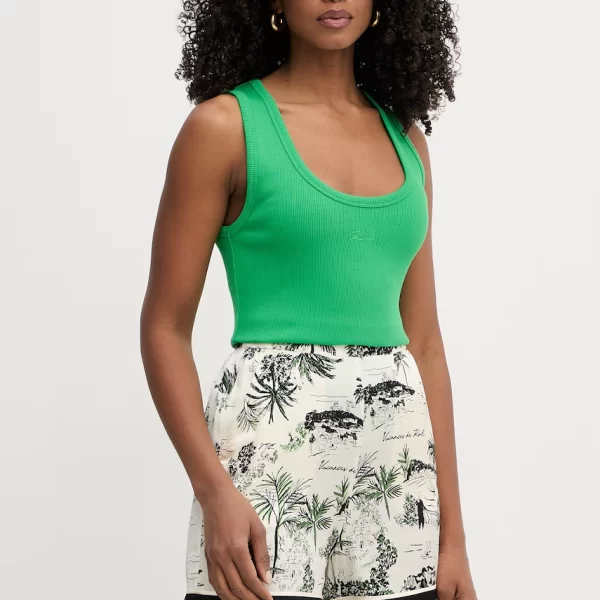 Karl Lagerfeld γυναικείο τοπ βαμβάκι με ελαστάν