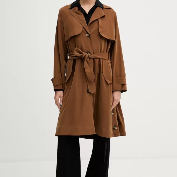 Sisley Sisley καμπαρντίνα γυναικεία με βισκόζη