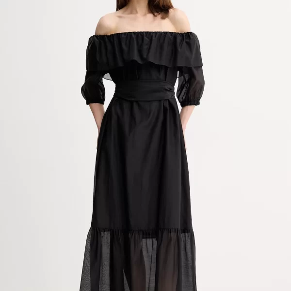 MARELLA Marella off shoulder με πρόσμιξη μεταξιού AEROSI