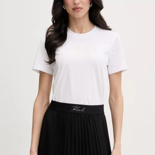 Karl Lagerfeld Karl Lagerfeld Γυναικείο t-shirt βαμβακερό