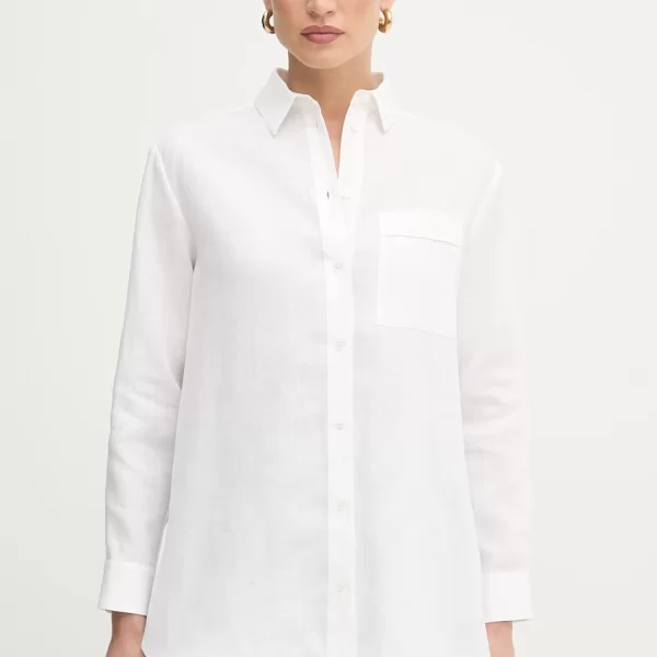 MM by Max Mara MM by Max Mara πουκάμισο γυναικείο λινό FILO