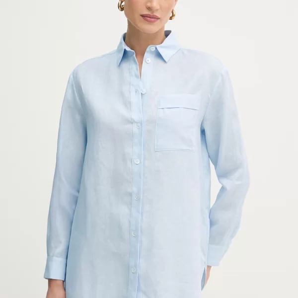MM by Max Mara MM by Max Mara Πουκάμισο γυναικείο λινό FILO
