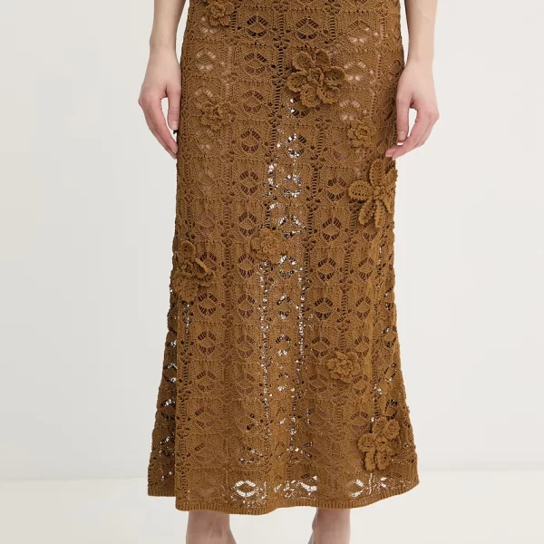 Pinko πλεκτή φούστα βαμβακερή