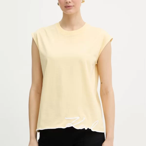 Karl Lagerfeld τοπ γυναικείο βαμβακερό