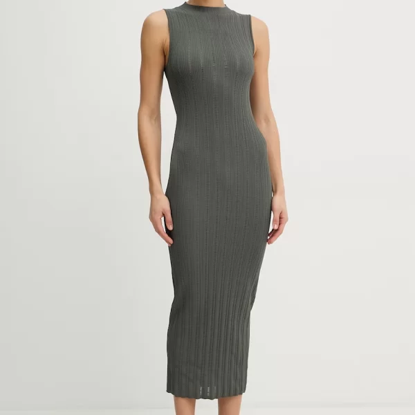 TWINSET Twinset φόρεμα με βισκόζη