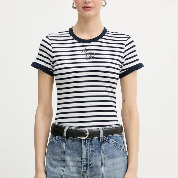Guess Guess Γυναικείο Basic t-shirt με μοντάλ
