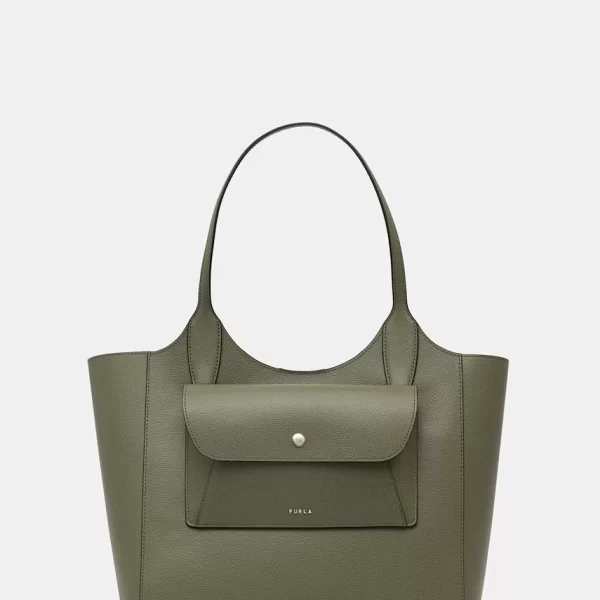 Furla μικρή τσάντα γυναικεία δερμάτινη Lea M Tote